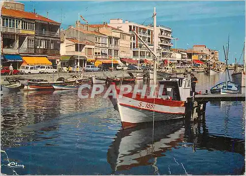 Cartes postales moderne Palavas les Flots (Herault) le Canal Bateaux