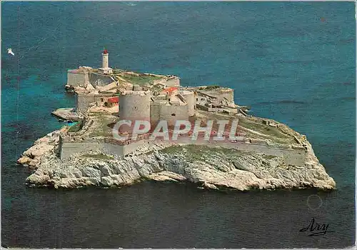 Cartes postales moderne Marseille Vue Aerienne sur le Chateau d'If