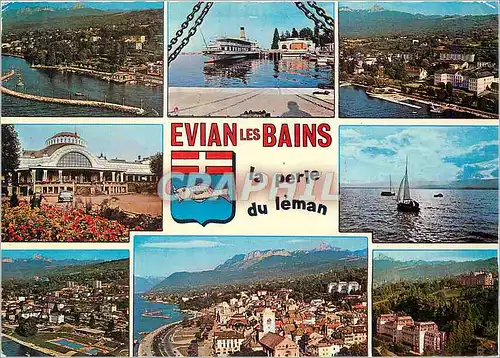 Cartes postales moderne Evian les Bains (Haute Savoie) la Perle du Leman