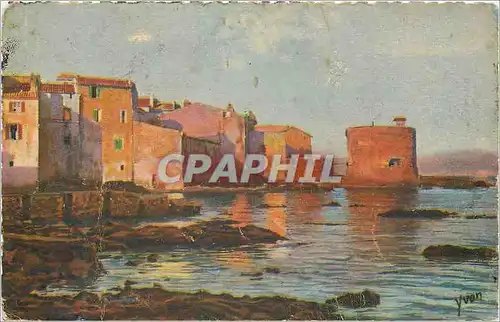 Cartes postales Saint Tropez (Var) Cote d'Azur la Douce France le Quartier des Pecheurs et la Vieille Tour