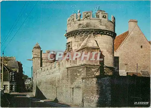 Moderne Karte Caen Normandie France la Tour des Gendarmes