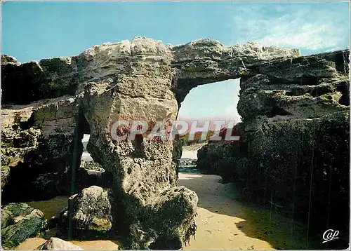 Moderne Karte Saint Palais sur Mer le Pont du Diable a Maree Basse