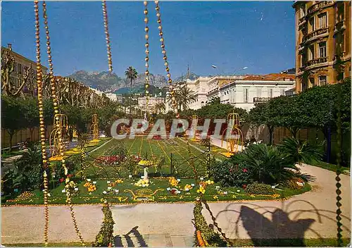 Cartes postales moderne Menton la Cote d'Azur Fete des Citrons le Jardin Boves