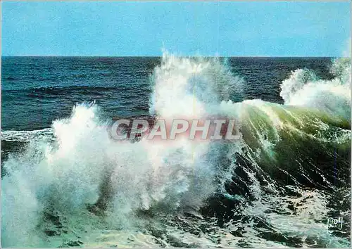 Cartes postales moderne Couleurs et Lumiere de France Effet de Vagues