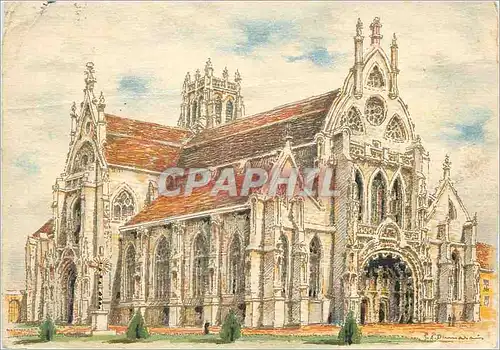 Cartes postales moderne Bourg en Bresse Eglise de Brou