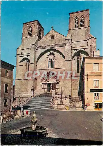 Cartes postales moderne La Chaise Dieu (Haute Loire) Eglise Abbatiale de Saint Robert (XIVe siecle)