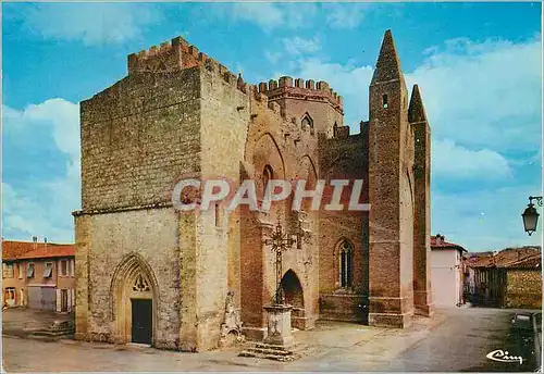 Cartes postales moderne Simorre (Gers) l'Eglise vue S O