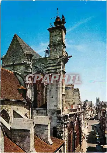 Cartes postales moderne Troyes (Aubes) Beffroi Eglise St Jean (XIVe S)