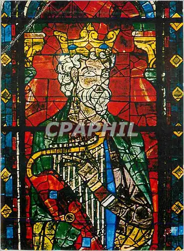 Cartes postales moderne Cathedrale de Chartres (Eure et Loir) Couleurs et Lumiere de France Extrait de la Rose Nord (XII