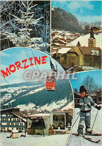 Cartes postales moderne Morzine (Haute Savoie) Altitude de 1000 m a 2500 m