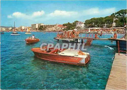 Cartes postales moderne Juan les Pins La Cote d'Azur Le Coin des Skieurs Nautiques