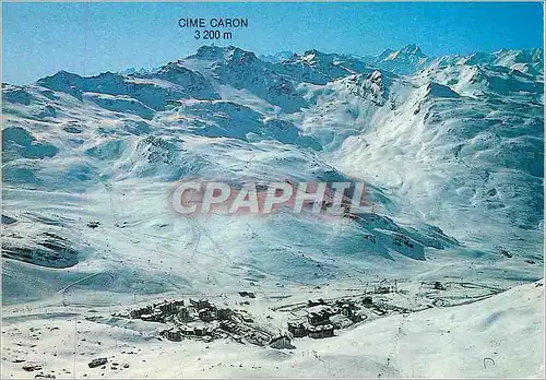 Cartes postales moderne Val Thorens (Savoie France) 2300 3400 m Cime Caron 3200 m Le Plus Grand Teleferique du Monde