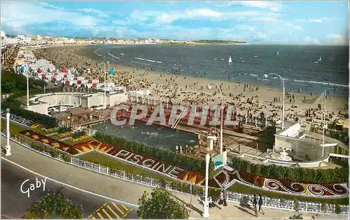 Cartes postales moderne Les Sables d'Olonne (Vendee) La Piscine et la Plage
