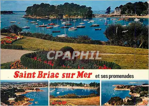 Cartes postales moderne St Briac sur Mer (I et V) Plages de la Grande et Petite Salinette Le Port du Bechet