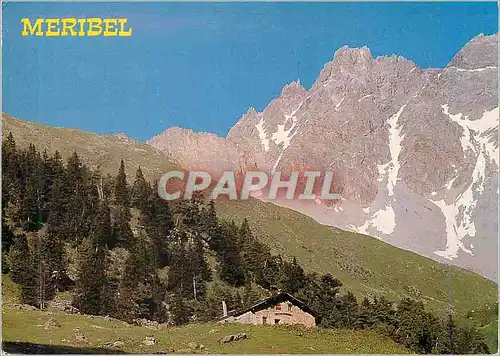 Cartes postales moderne Meribel Mottaret (Savoie) France Le Vieux Chalet