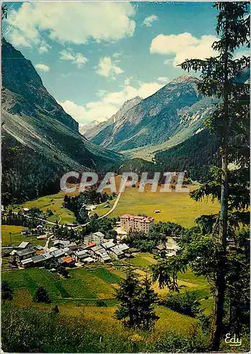 Cartes postales moderne Pralognan la Vanoise (Savoie) Alt 1425 m Vue Generale et la Vallee de Chaviere dominee par le Pe
