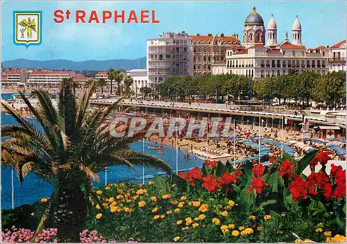 Cartes postales moderne Saint Raphael (Var) La Cote d'Azur La Plage