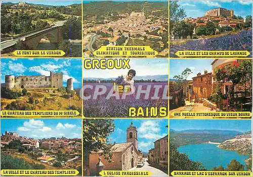 Cartes postales moderne Greoux les Bains (Alpes Maritimes) Station Thermale Climatique et Touristique