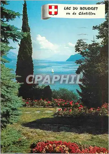 Cartes postales moderne Lac du Bourget vu du Chatillon