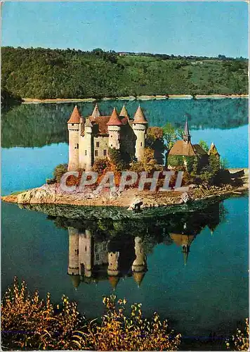 Cartes postales moderne Chateau de Val Commune de Lanobre Sur le Lac du Barrage de Bort les Orgues (Correze)