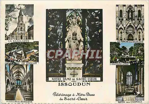 Cartes postales moderne Issoudun (Indre) Peleriange a Notre Dame du Sacre C�ur La basilique Ceremonie du parc