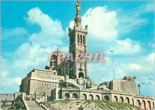 Cartes postales moderne Marseille Basilique de Notre Dame de la Garde