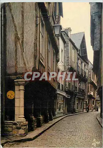 Cartes postales moderne Vannes (Morbihan) La Bretagne en Couleurs Vieilles Maisons de la Rue Saitn Salomon