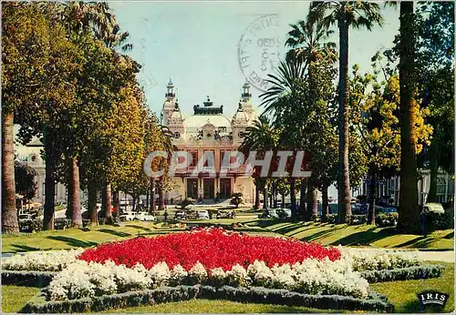 Cartes postales moderne Monte Carlo Reflets de la Cote d'Azur Le Casino et ses Jardins