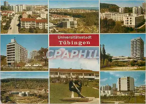 Cartes postales moderne Universitatsstadt Tubingen Stadtteil Wanne mit Botanischen Garten