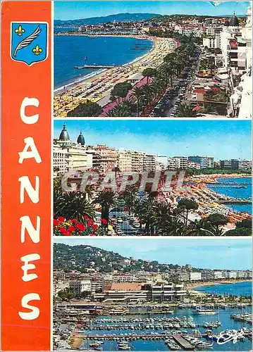 Cartes postales moderne Cannes (A M) La Cote d'Azur Les Plages La Croisette et le Suquet Les Palaces et le Carlton Le Po