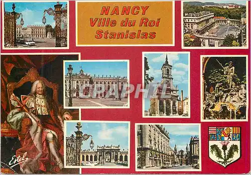 Cartes postales moderne Nancy (Meurthe et Moselle) Ville de Stanislas Le Roi Stanislas (1677 1766)