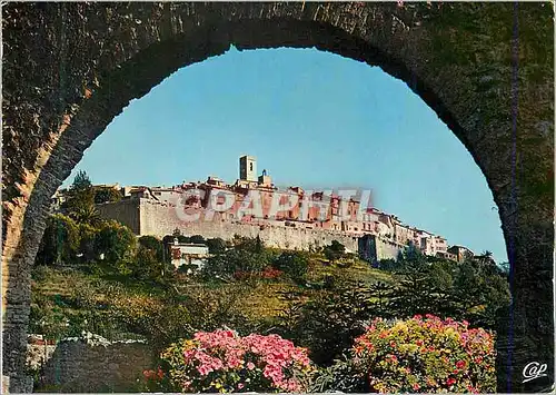 Moderne Karte Saint Paul (A M) Cote d'Azur Carrefour Mondiale du Tourisme