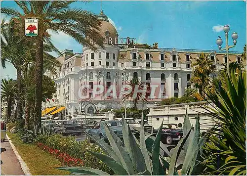 Moderne Karte Nice Cote d'Azur French Riviera L'Hotel Negresco