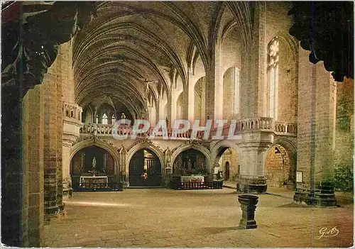 Cartes postales moderne La Chaise Dieu Haute Loire L'Auvergne Abbaye Saint Robert L'Eglise Abbatiale Grande Nef et Jube