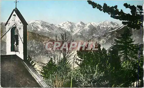 Cartes postales moderne Peira Cava (A M) alt 1500 m Station et du Sports d'Hiver Vue sur les Alpes