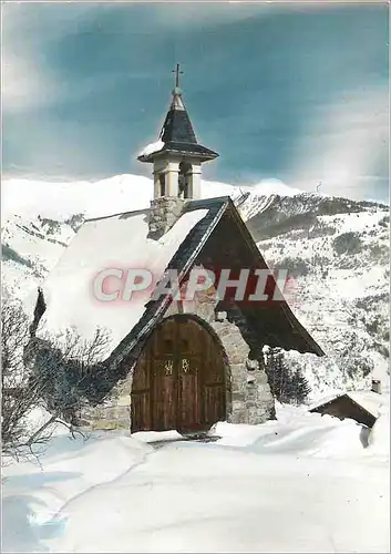 Cartes postales moderne Courchevel Moriond 1550 2700 m (Savoie) Vallee de Saint Bon La Petite Chapelle du Cure d'Ars