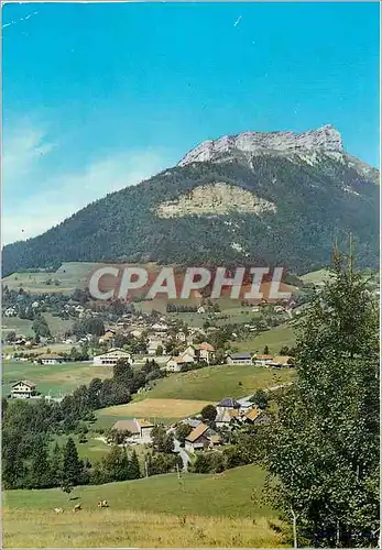 Cartes postales moderne Le Sappey en Chartreuse Alt 1014 m Vue Generale au fond Chamechaude (2087 m)