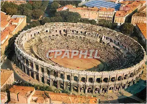 Moderne Karte Nimes (Gard) Les Arenes