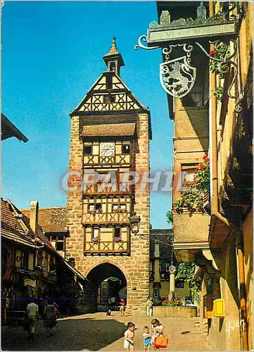 Cartes postales moderne Riquewihr (Haut Rhin) Dans le Vignoble Alsacien Couleurs et Lumiere de France La Porte Haute ou