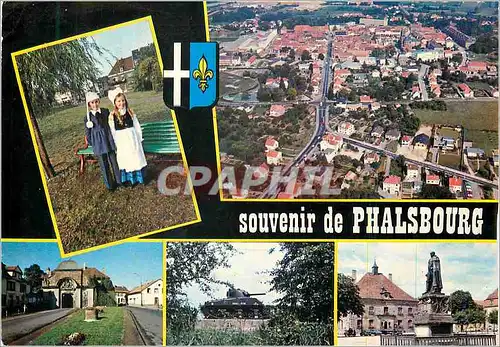 Cartes postales moderne Souvenir de Phalsbourg (Moselle) Folklore Tank Char d'assaut