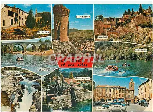 Cartes postales moderne La Ceze et ses Sites En suivant la Riviere au fil des eaux