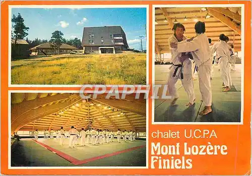 Moderne Karte Mont Lozere Finiels Chalet UModerne Karte Centre National d'entrainement de l'Equipe de Judo (Temri)