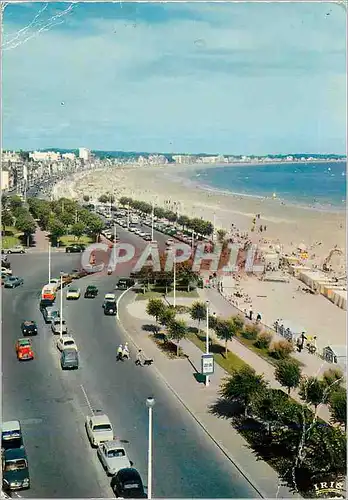 Moderne Karte La Baule La Plage vers Pornichet vue prise de l'Hotel Majestic