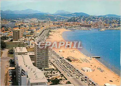 Moderne Karte Frejus Plage Lumiere et Beaute de la Cote d'Azur Veu aerienne