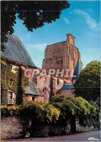 Moderne Karte Cormery (I et L) L'Ancienne Abbaye Benedictine fondee en 791 et la Tour St Paul