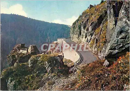 Cartes postales moderne La Schlucht (alt 1139 m) Les Hautes Vosges La Route de Munster