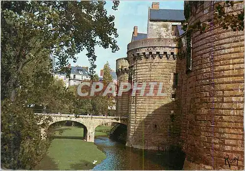 Cartes postales moderne Nantes Le Chateau des Ducs de Bretagne l'Entree
