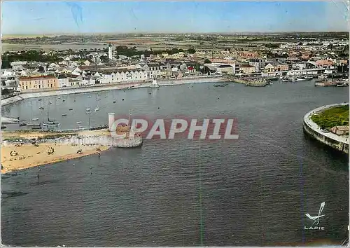 Cartes postales moderne En Avion au dessus de Croix de Vie (Vendee) Le Port