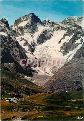 Moderne Karte Col du Lautaret (2058m) et les Glaciers