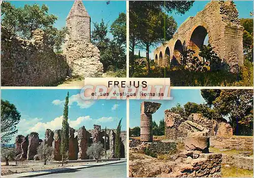 Cartes postales moderne Frejus et ses Ruines Romaines la Lanterne d'Auguste l'Aqueduc les Arenes le Theatre